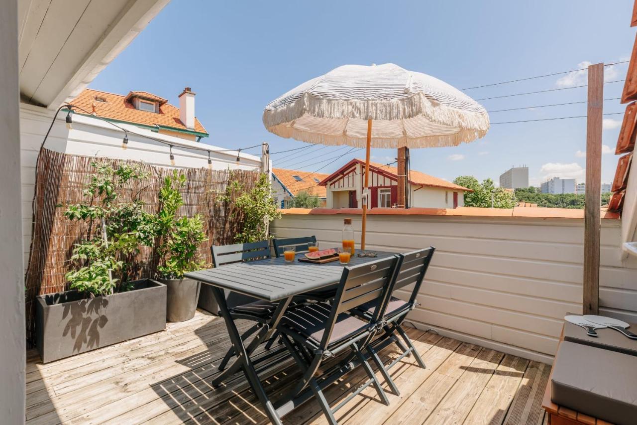 Little Bibi Terrace - Cote Des Basques And Private Garage Appartement Biarritz Buitenkant foto