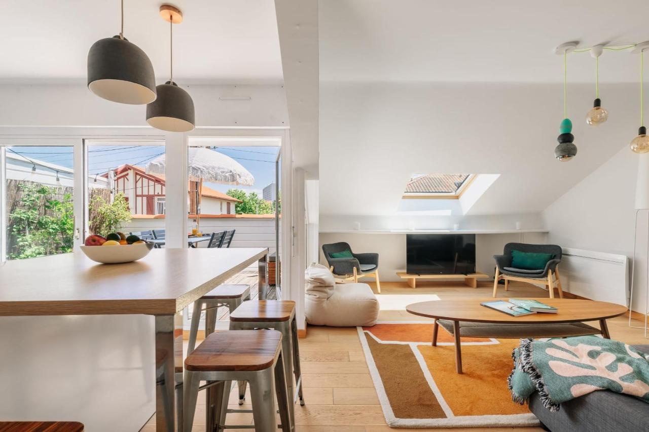 Little Bibi Terrace - Cote Des Basques And Private Garage Appartement Biarritz Buitenkant foto