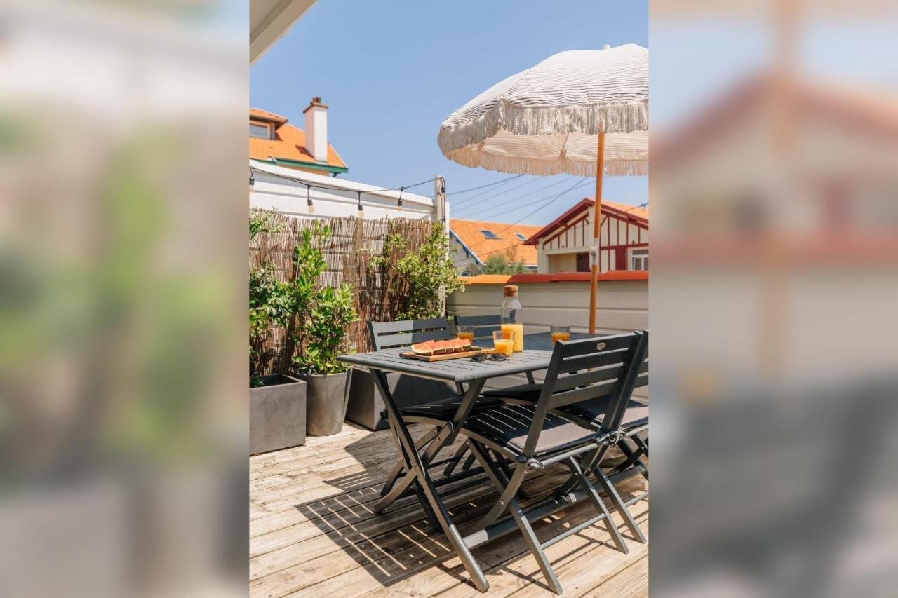Little Bibi Terrace - Cote Des Basques And Private Garage Appartement Biarritz Buitenkant foto